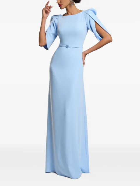 CRISTALLINI Blanca short-sleeve maxi dress
