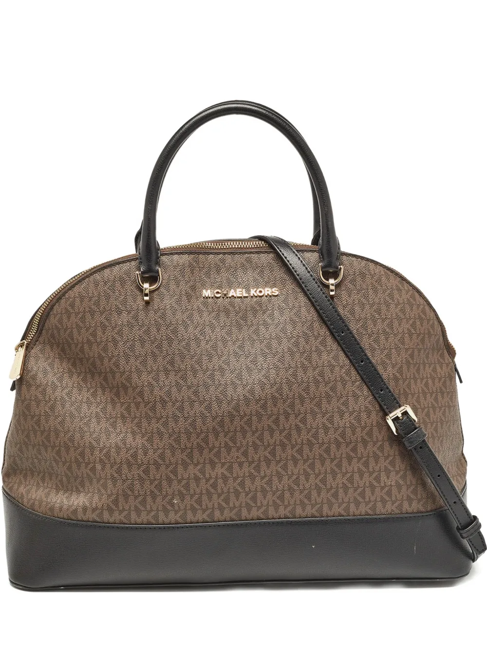 Michael Kors Vintage Emmy Dome satchel bag - Marrone