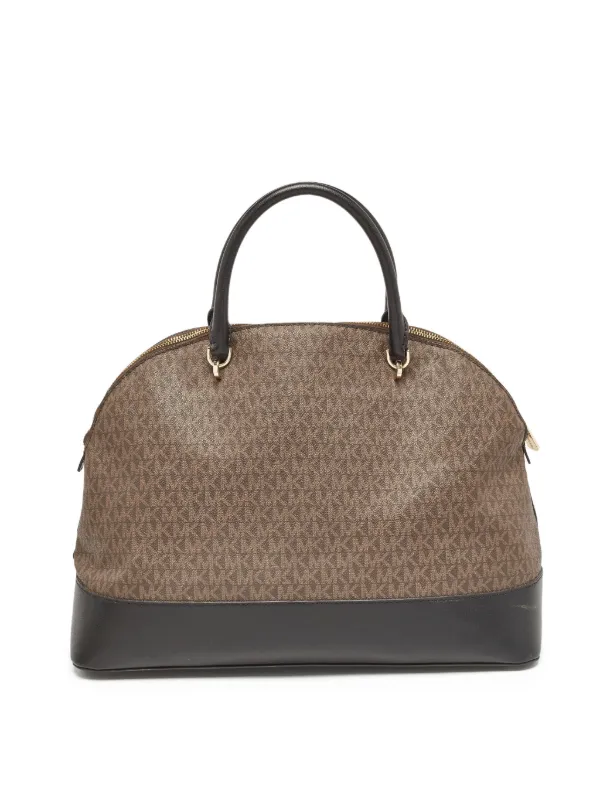 Michael Kors Vintage Emmy Dome サッチェルバッグ | ブラウン 