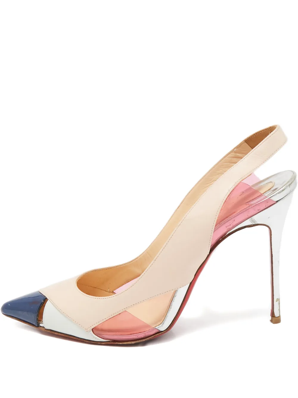 Christian Louboutin Pre-Owned 105mm Air Chance leather slingback pumps Christian Louboutin Pre-Owned 105mm Air Chance leather slingback pumps