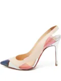 Christian Louboutin Pre-Owned 105mm Air Chance leather slingback pumps - Neutrals