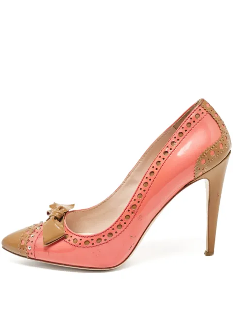Miu Miu Pre-Owned patent-leather pumps