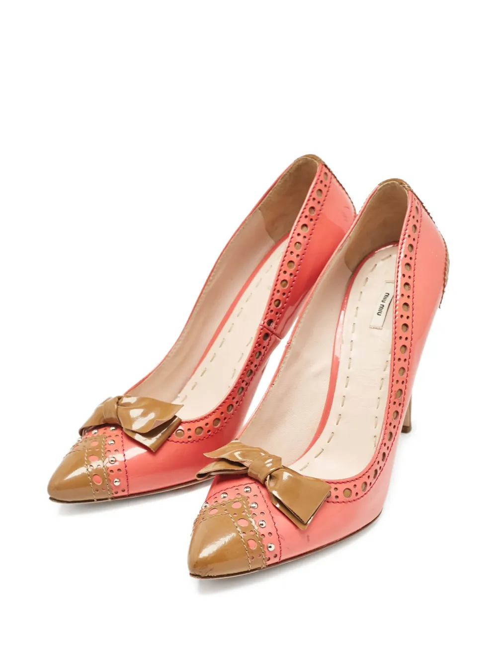 Miu Miu Pre-Owned zapatillas de charol | Image 2