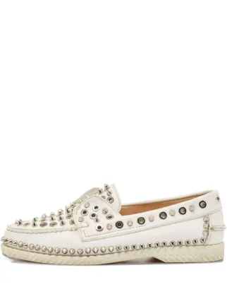 Christian Louboutin Pre-Owned Steckel ローファー | ホワイト 