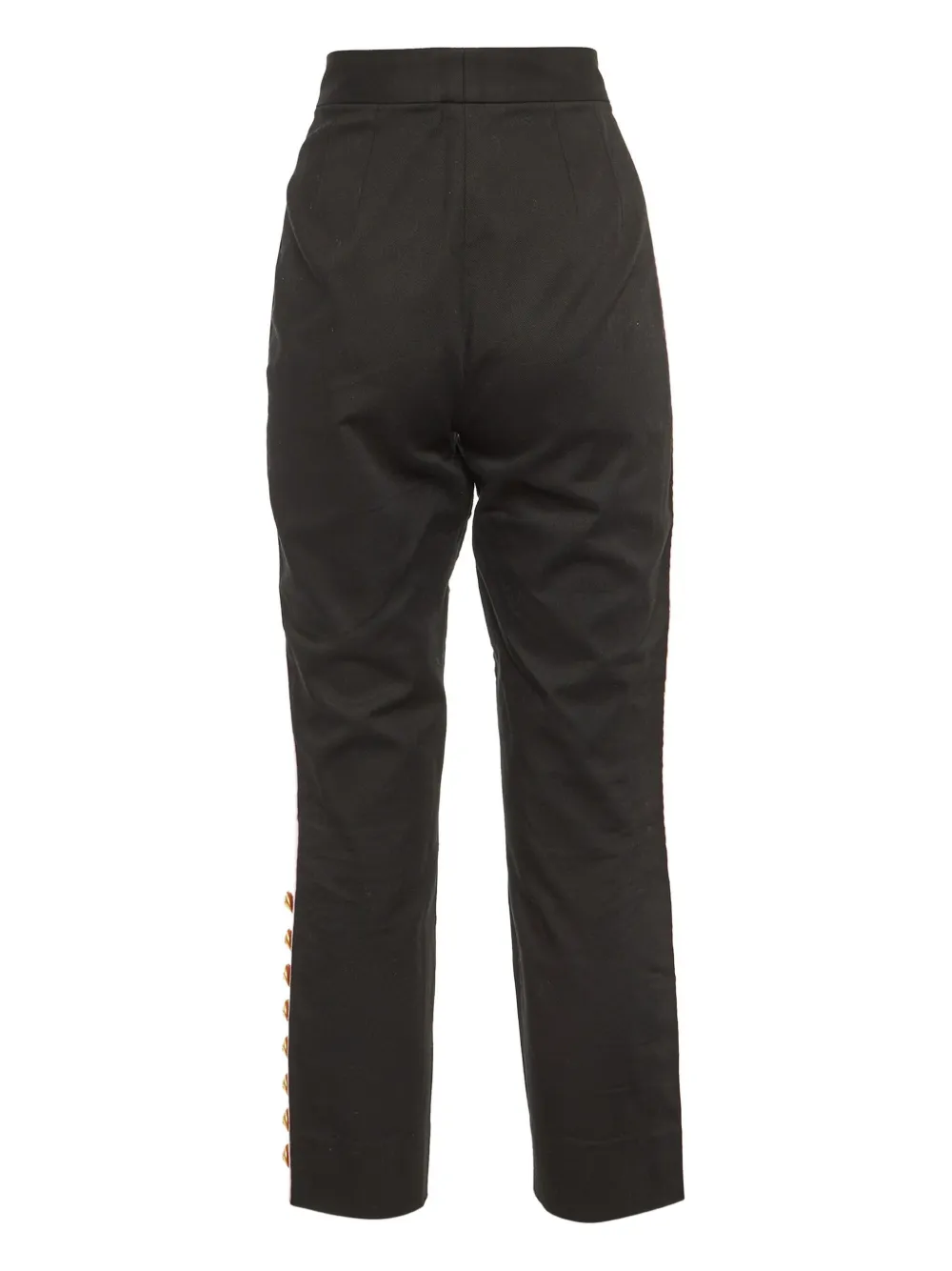 Pre-owned Dolce & Gabbana 2024 Tape-embellished Trousers