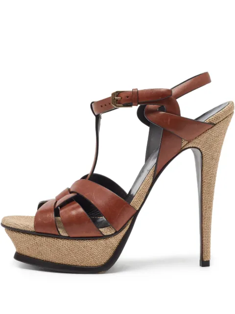 Saint Laurent Pre-Owned 150mm leather sandals