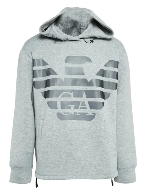 Emporio Armani Pre-Owned logo-print hoodie