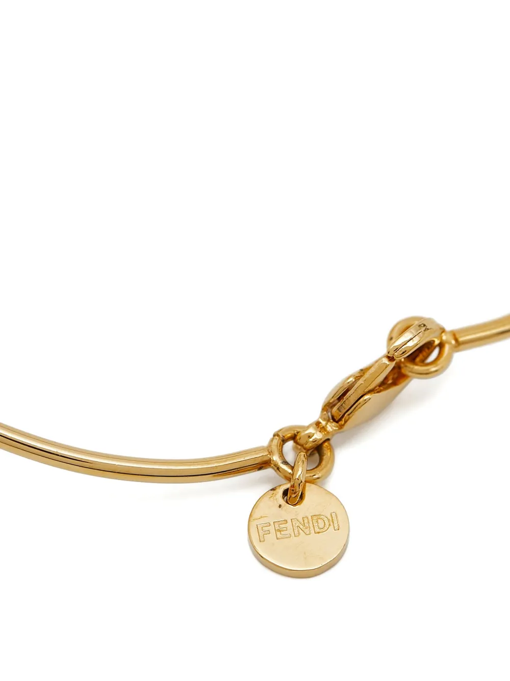 Fendi Pre-Owned logo-plaque bangle | Image 2