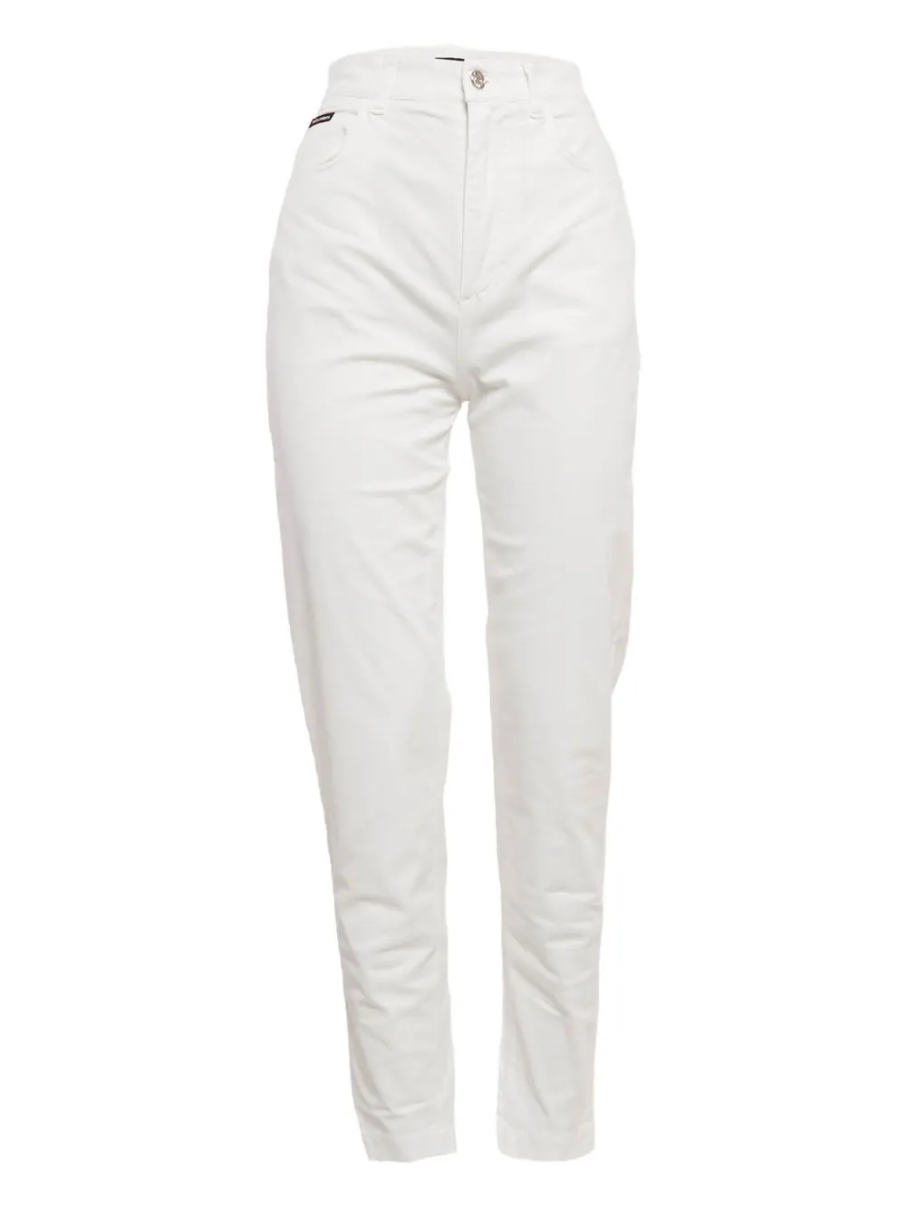 Dolce & Gabbana Pre-Owned logo-patch trousers | White | Image 1