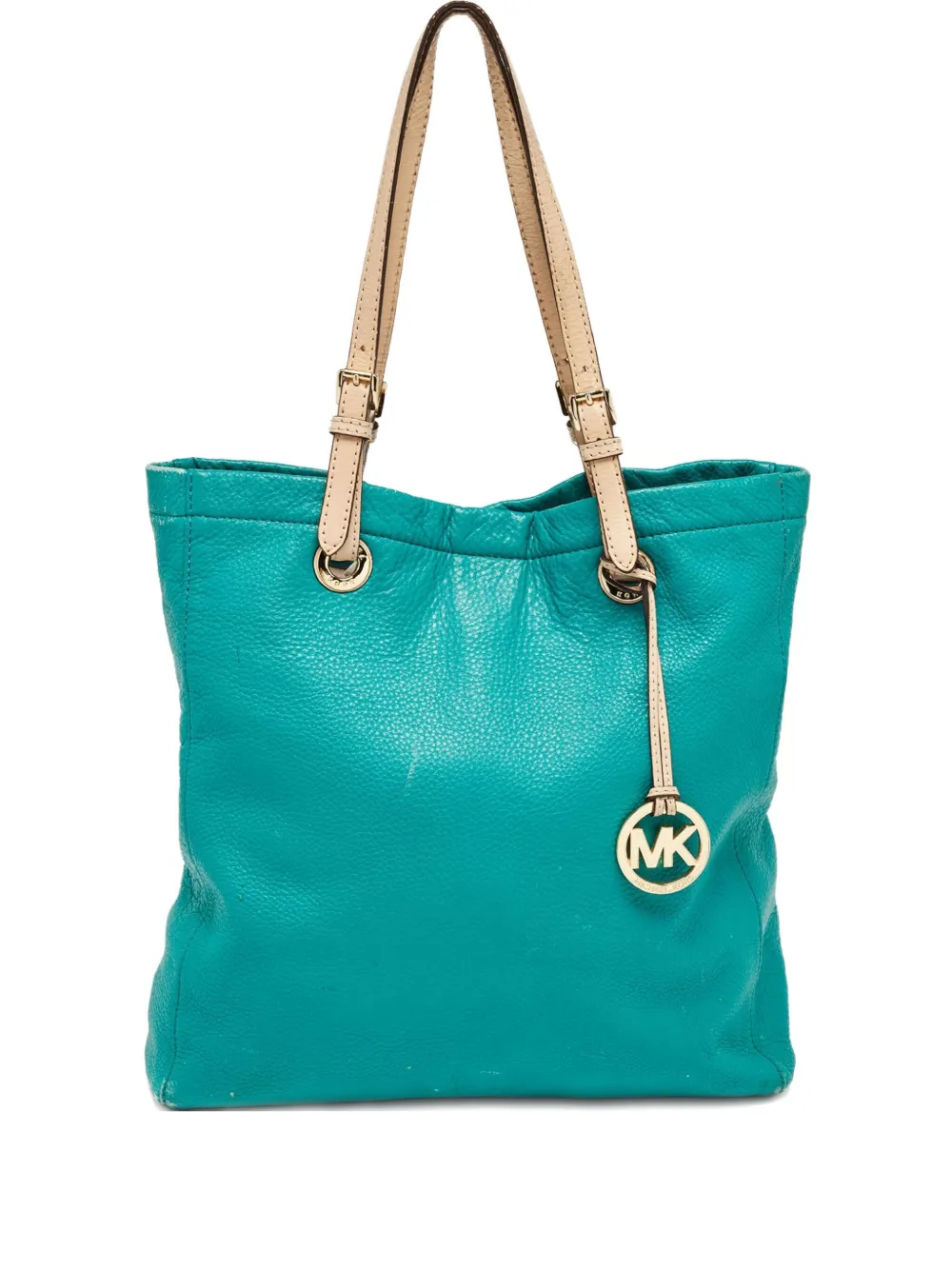 Michael Kors Vintage レザー トートバッグ - グリーン Michael Kors Vintage レザー トートバッグ - グリーン