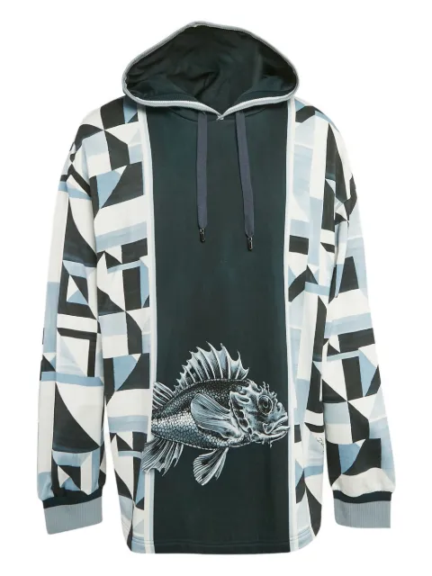 Dolce & Gabbana Pre-Owned hoodie con estampado geométrico