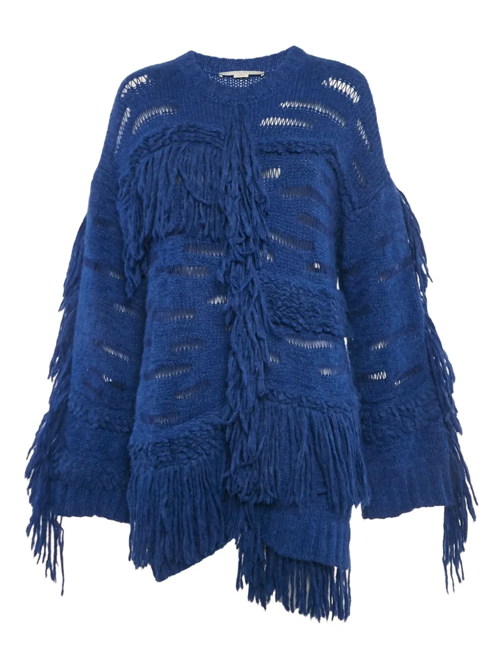 Stella McCartney Pre-Owned fringe-detailed sweater | Blue | Image 1