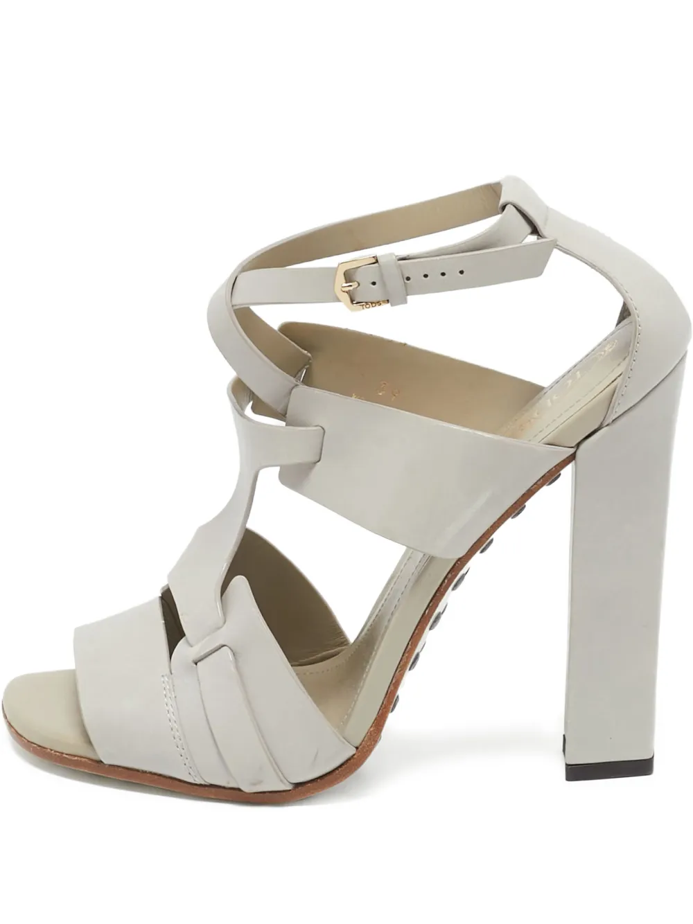 Tod's Vintage pre-owned 120mm strappy sandals | Grey | Image 1