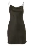 alice + olivia pre-owned satin slip dress - Black