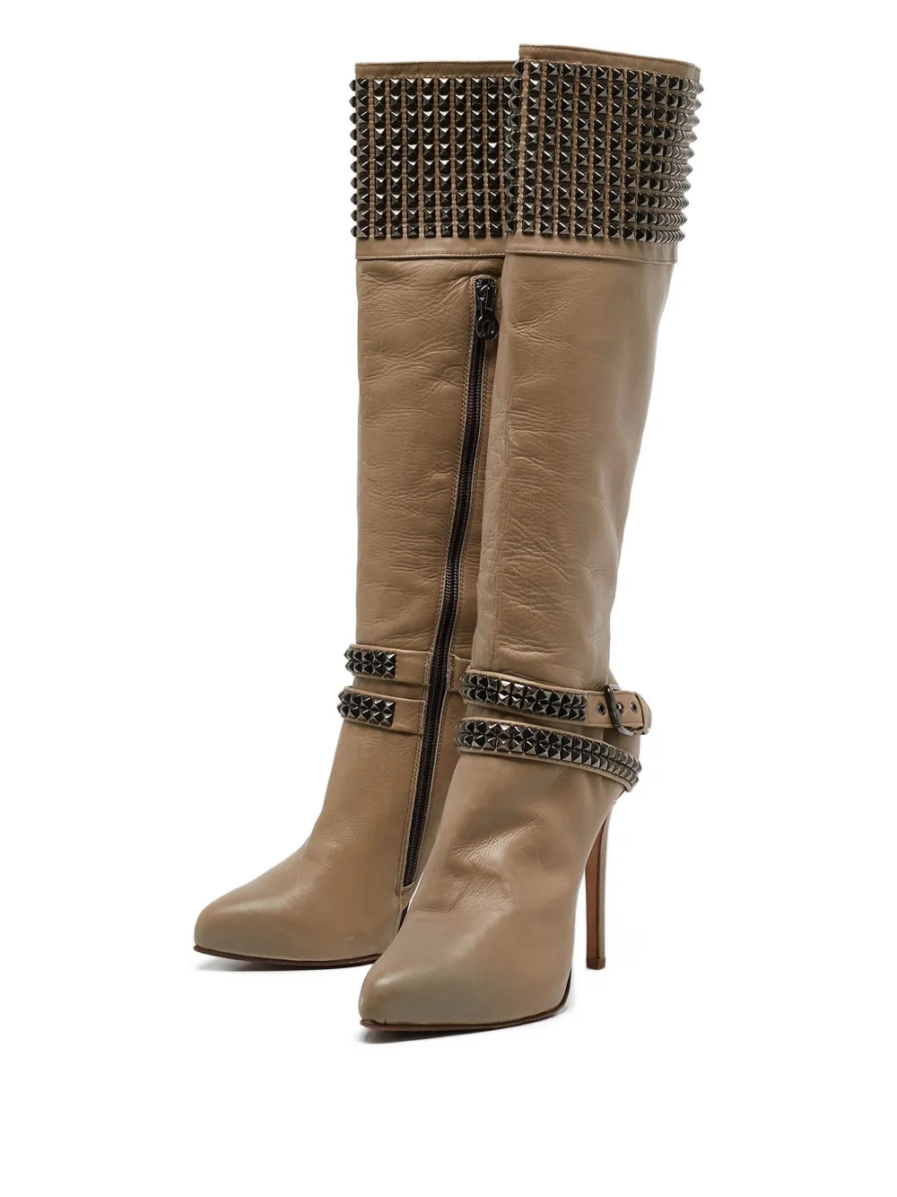 Le Silla pre-owned 115mm studded knee-high boots | Image 2