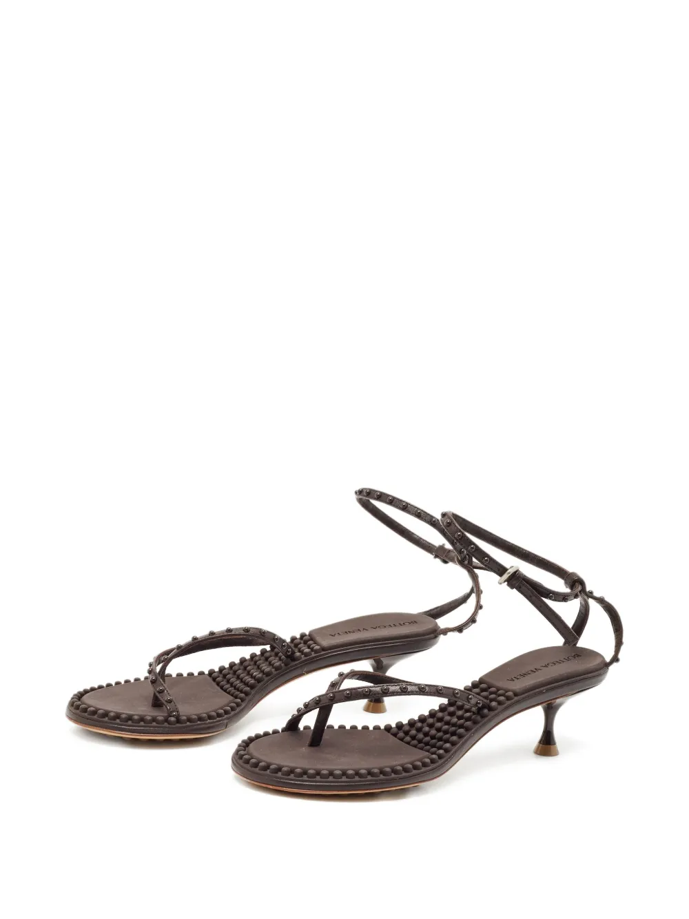 Bottega Veneta Pre-Owned 50mm Lagoon Bubble beaded strappy sandals | Image 2