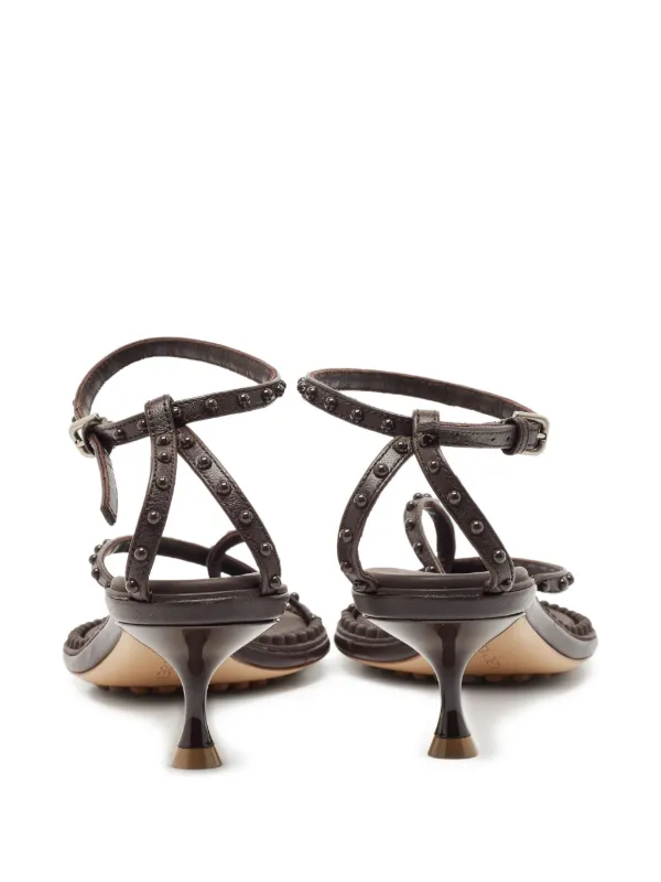 Bottega Veneta Pre-Owned 50mm Lagoon Bubble Beaded Strappy