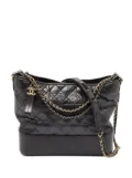 CHANEL Pre-Owned Gabrielle quilted leather shoulder bag - Black
