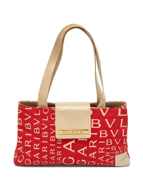 Bvlgari Pre-Owned tote con logo estampado
