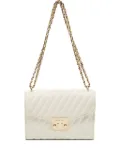 Michael Kors Vintage quilted leather shoulder bag - White