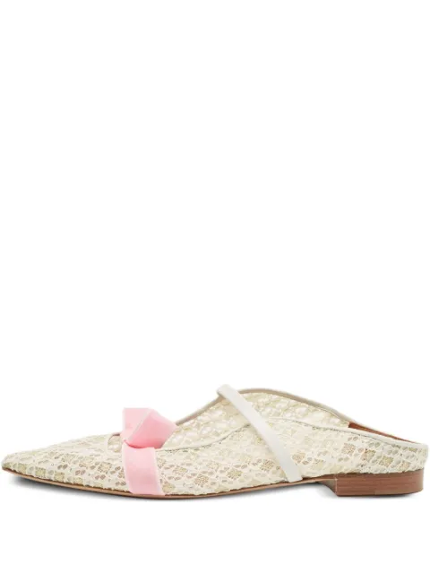 Malone Souliers flats con detalle de encaje