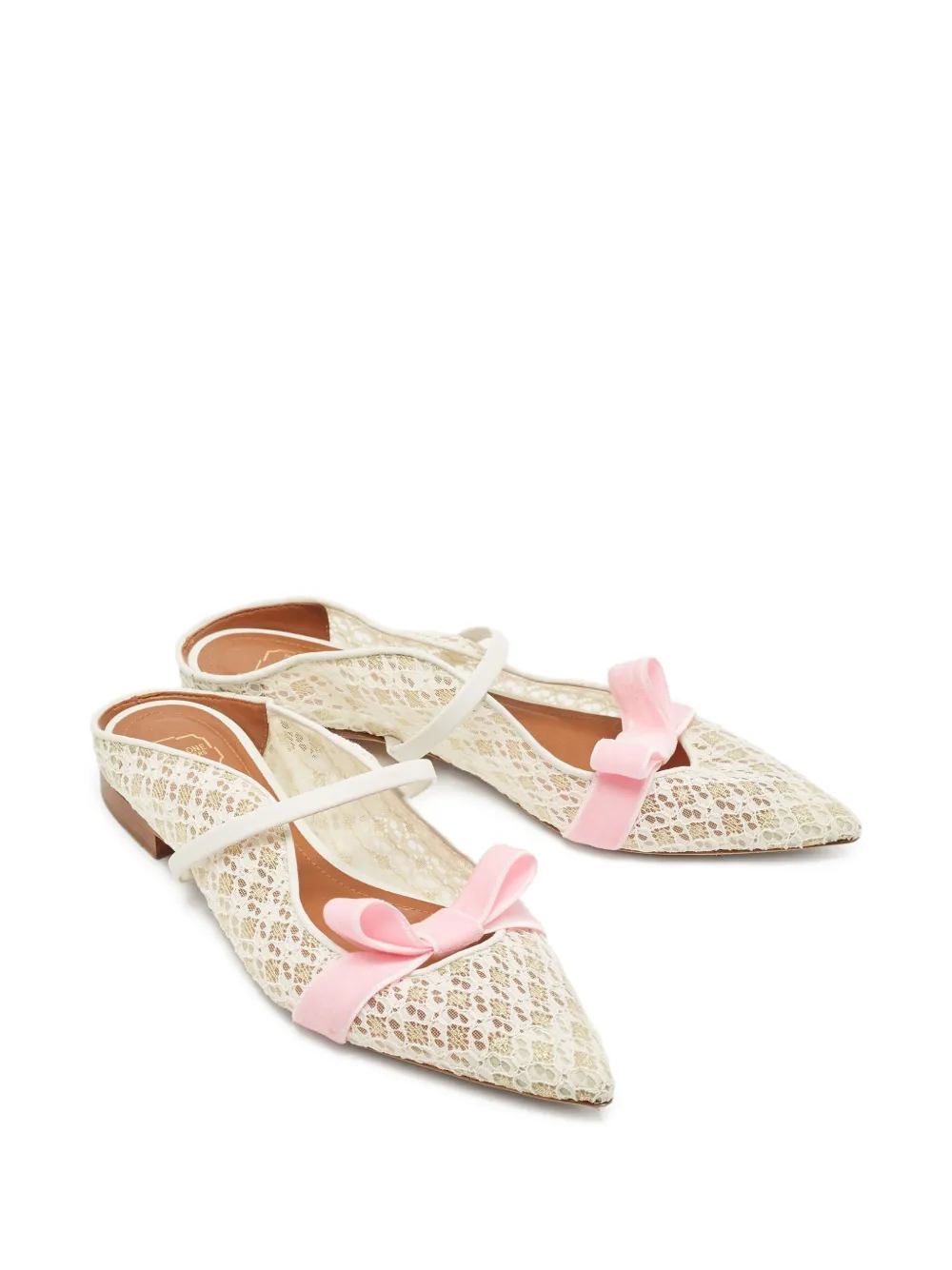 Malone Souliers lace-detailing ballet flats | Image 2