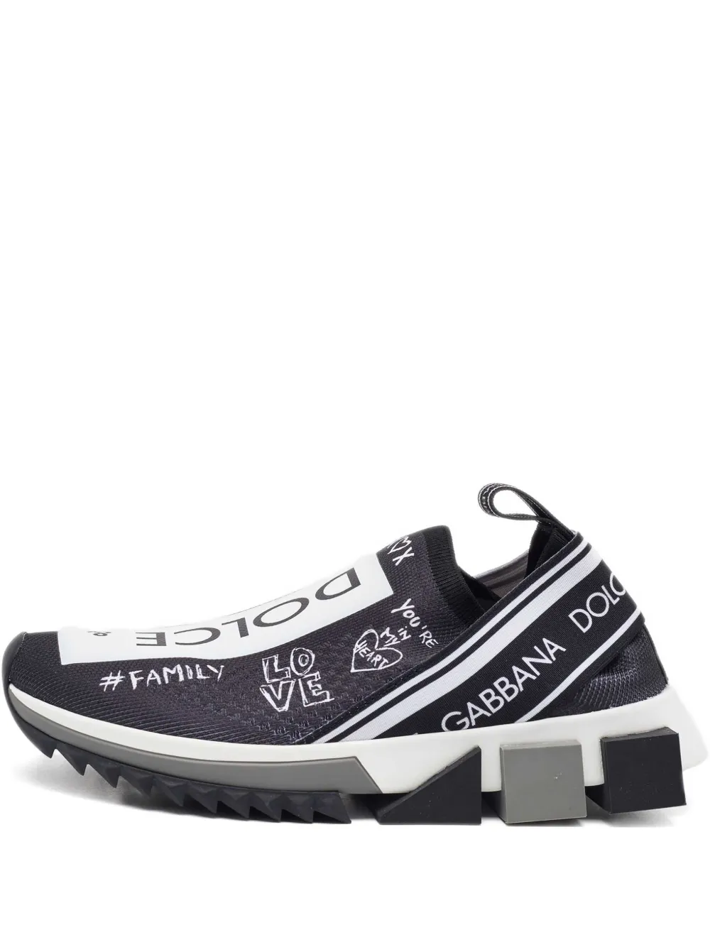 Dolce & Gabbana Pre-Owned logo knitted sneakers | Black | Image 1