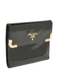 Prada Pre-Owned patent leather clasp wallet - Black
