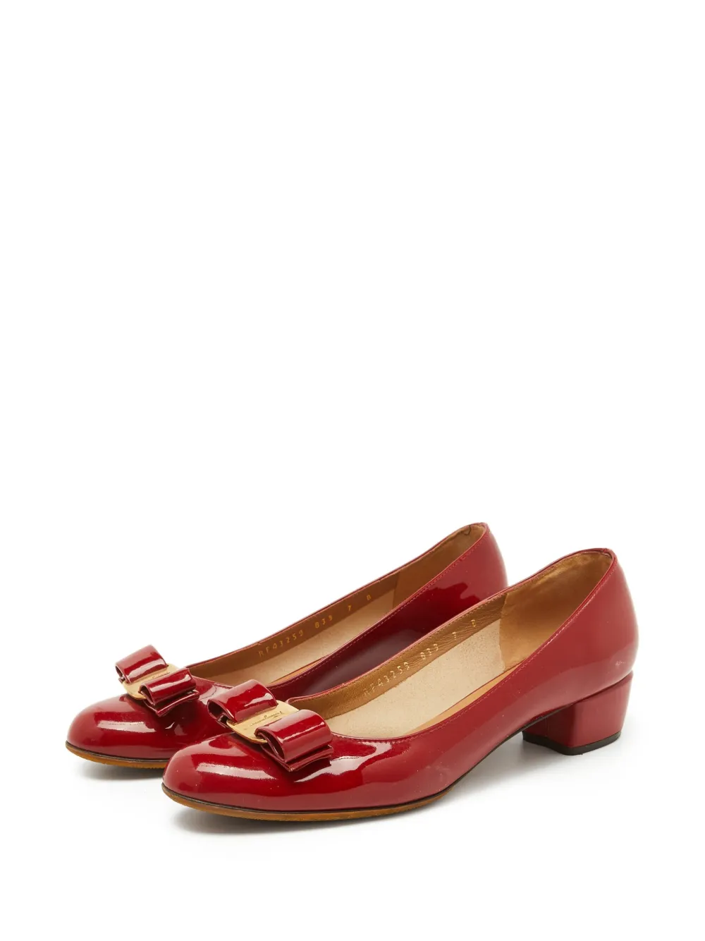 Ferragamo Pre-Owned 35mm patent leather pumps | Image 2
