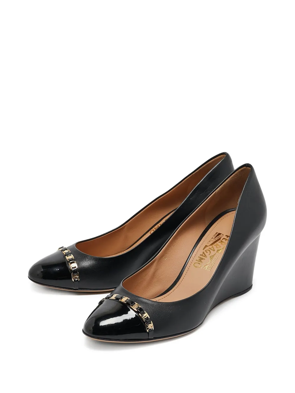 Ferragamo Pre-Owned 100mm leather pumps | Heeled Pumps | Image 2