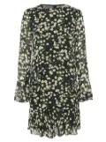 Moschino Pre-Owned floral-print mini dress - Black