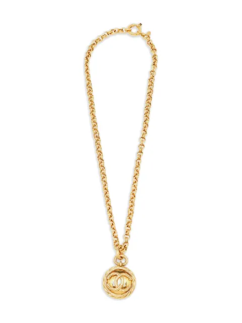 CHANEL Pre-Owned CC-pendant necklace
