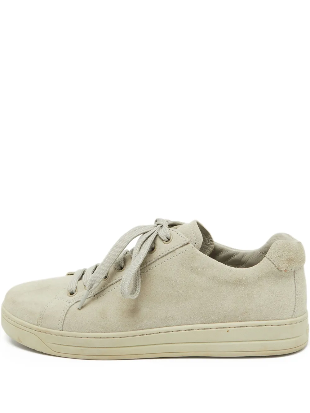 Prada Pre-Owned suede lace-up sneakers | Grey | Image 1