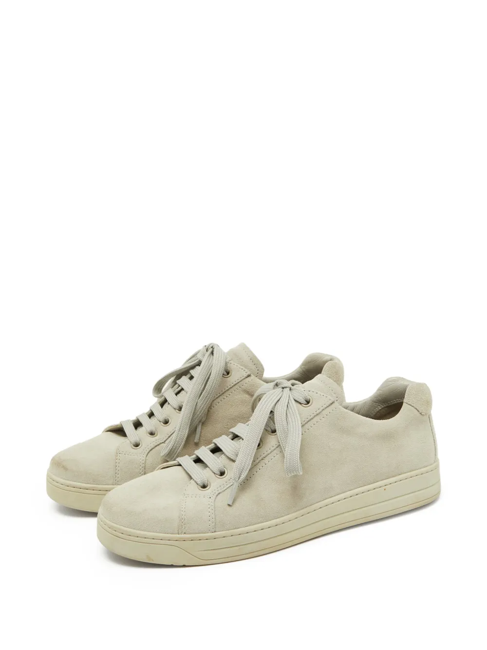 Prada Pre-Owned suede lace-up sneakers | Image 2