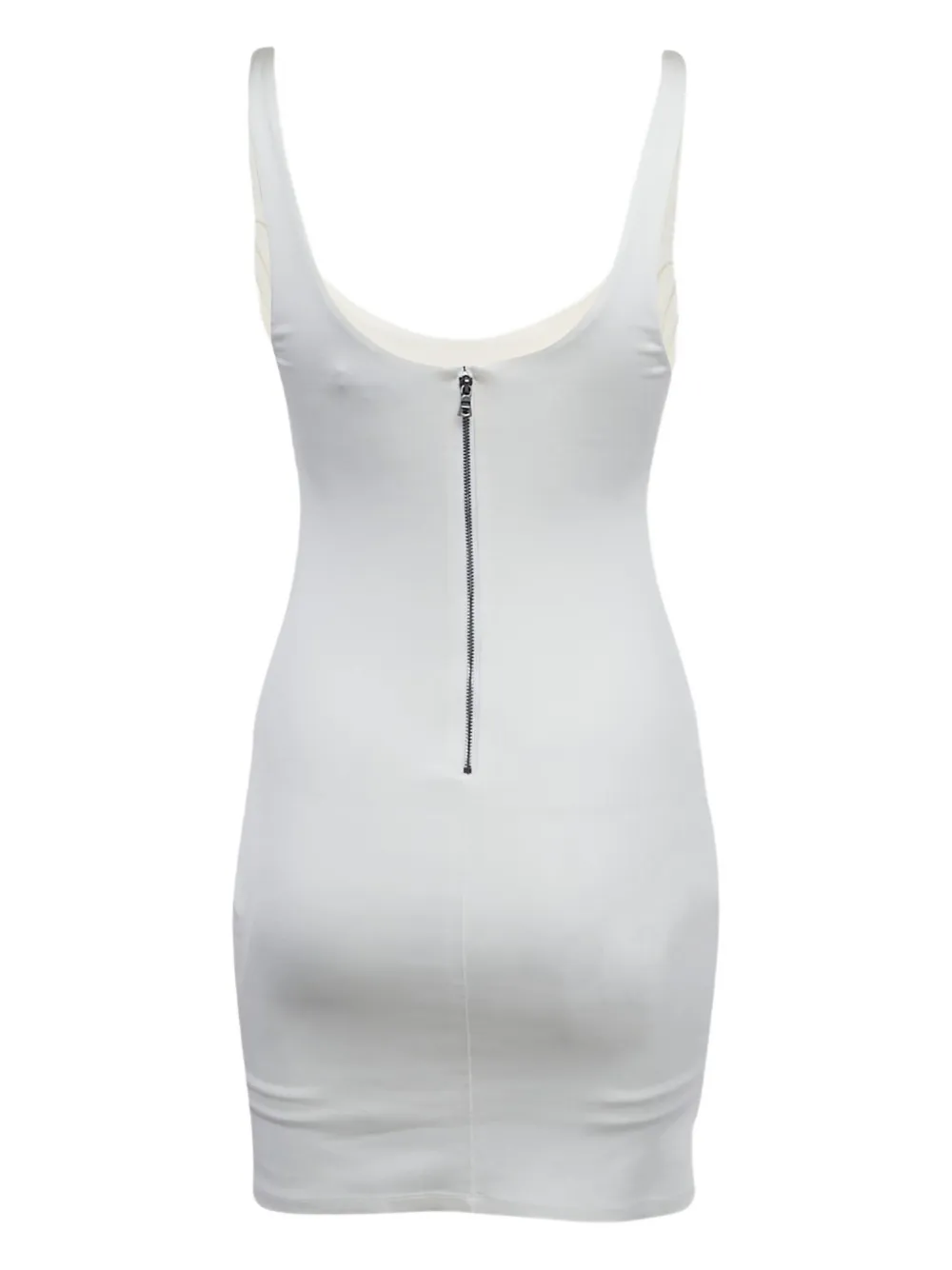 ALICE AND OLIVIA Pre-owned Zip-fastening Mini Dress In White