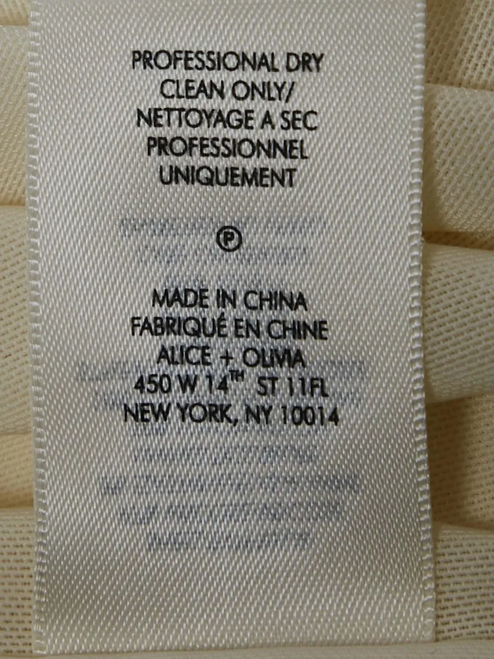 ALICE AND OLIVIA Pre-owned Zip-fastening Mini Dress In White