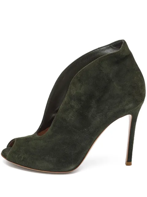 Gianvito Rossi 105mm leather heeled boots