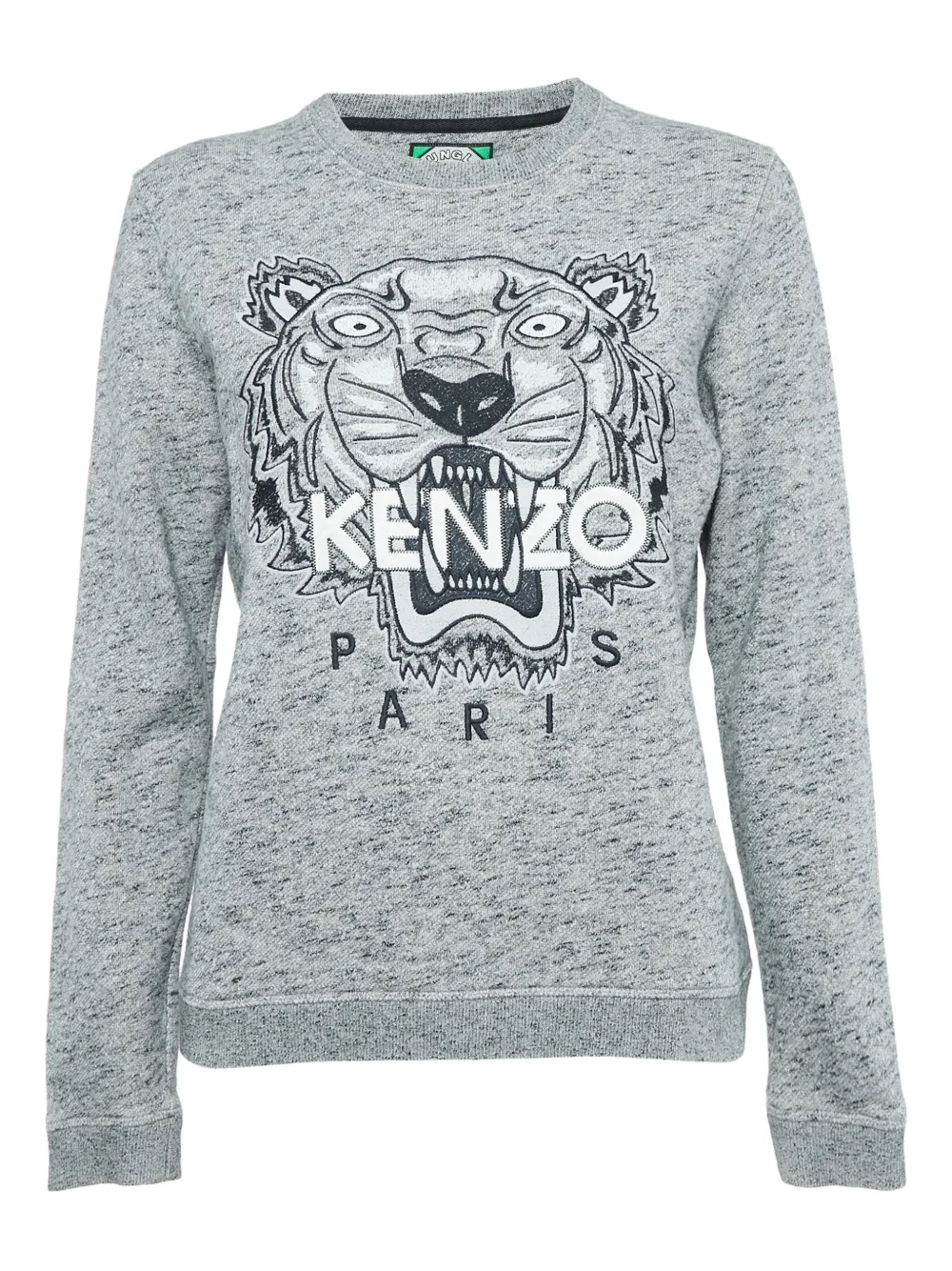 Kenzo Pre-Owned タイガーヘッド スウェットシャツ - グレー Kenzo Pre-Owned タイガーヘッド スウェットシャツ - グレー