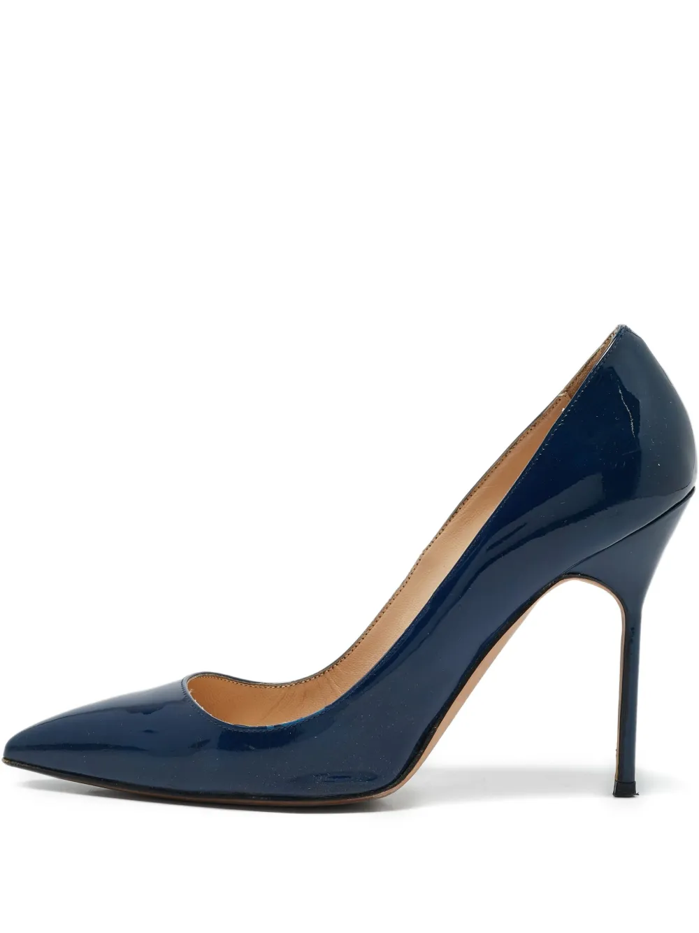 Pre-owned Manolo Blahnik  110mm Patent-leather Pumps
