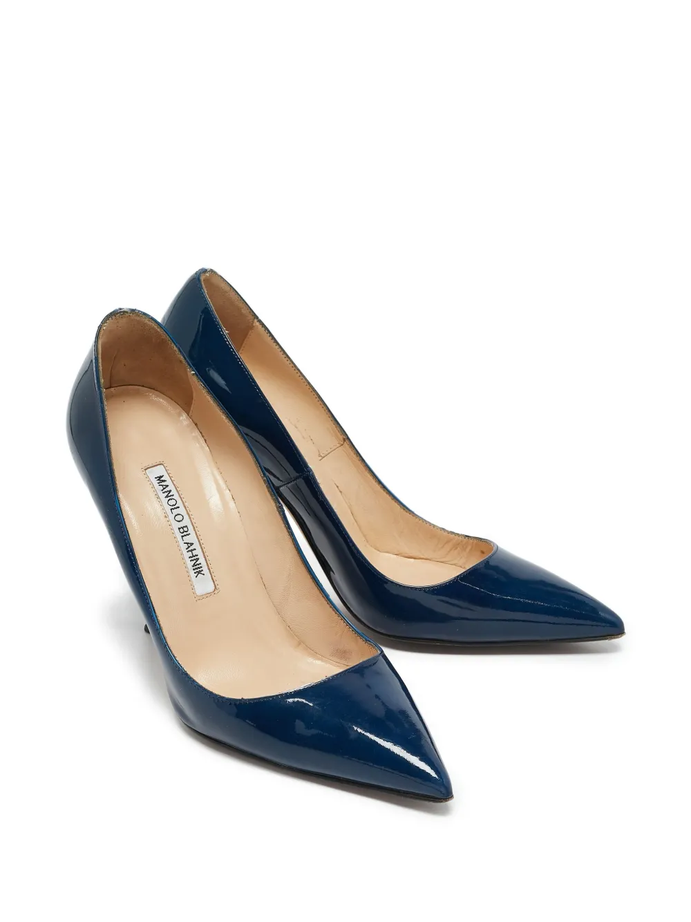 Manolo Blahnik escarpins 110mm en cuir verni pre-owned | Image 2