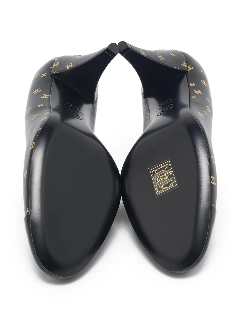 CHANEL Pre-Owned 90mm CC logo pumps | Image 2