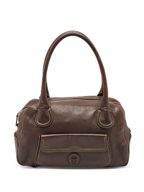 Aigner Kids pre-owned leather tote bag