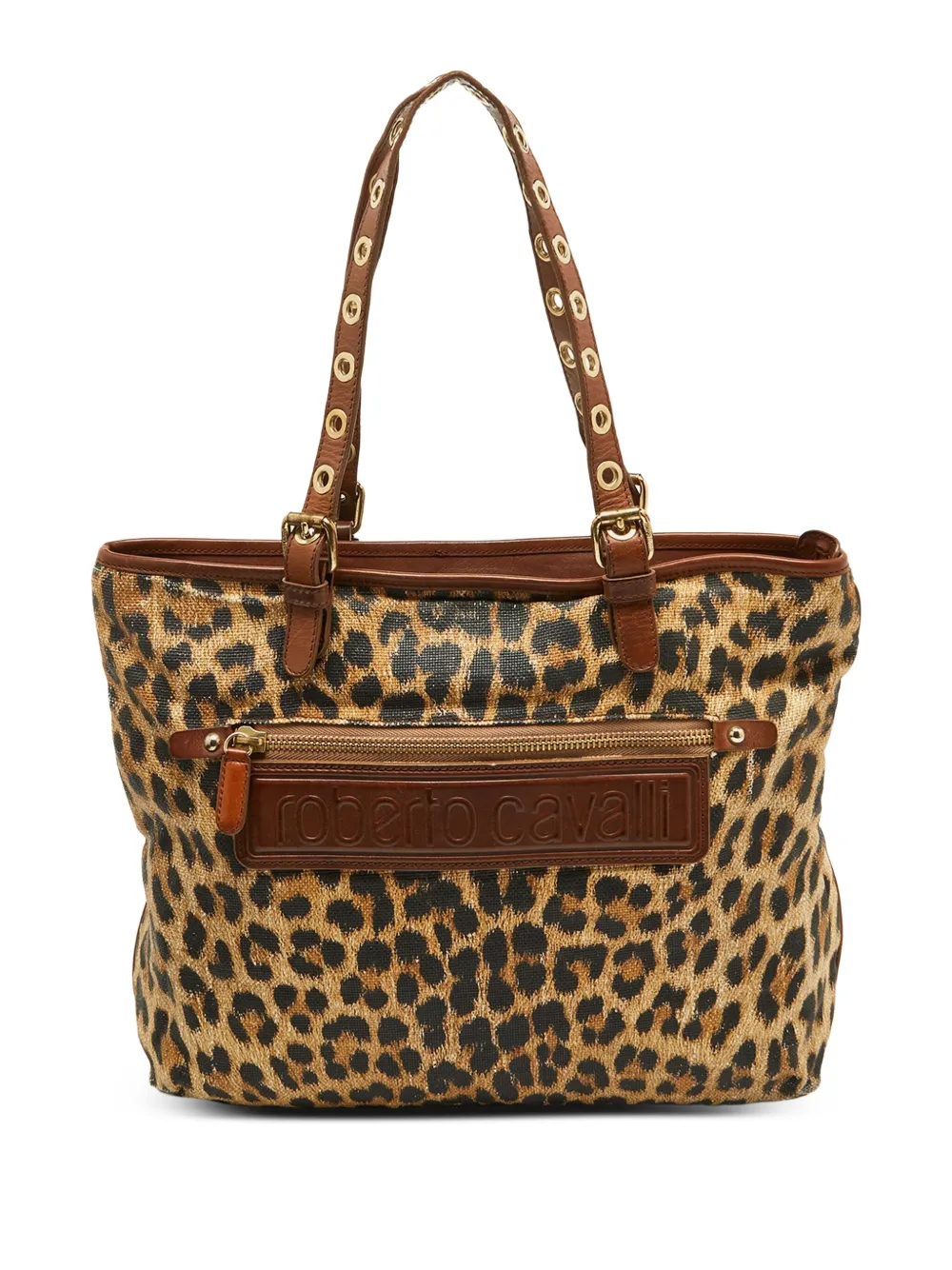leopard print tote bag