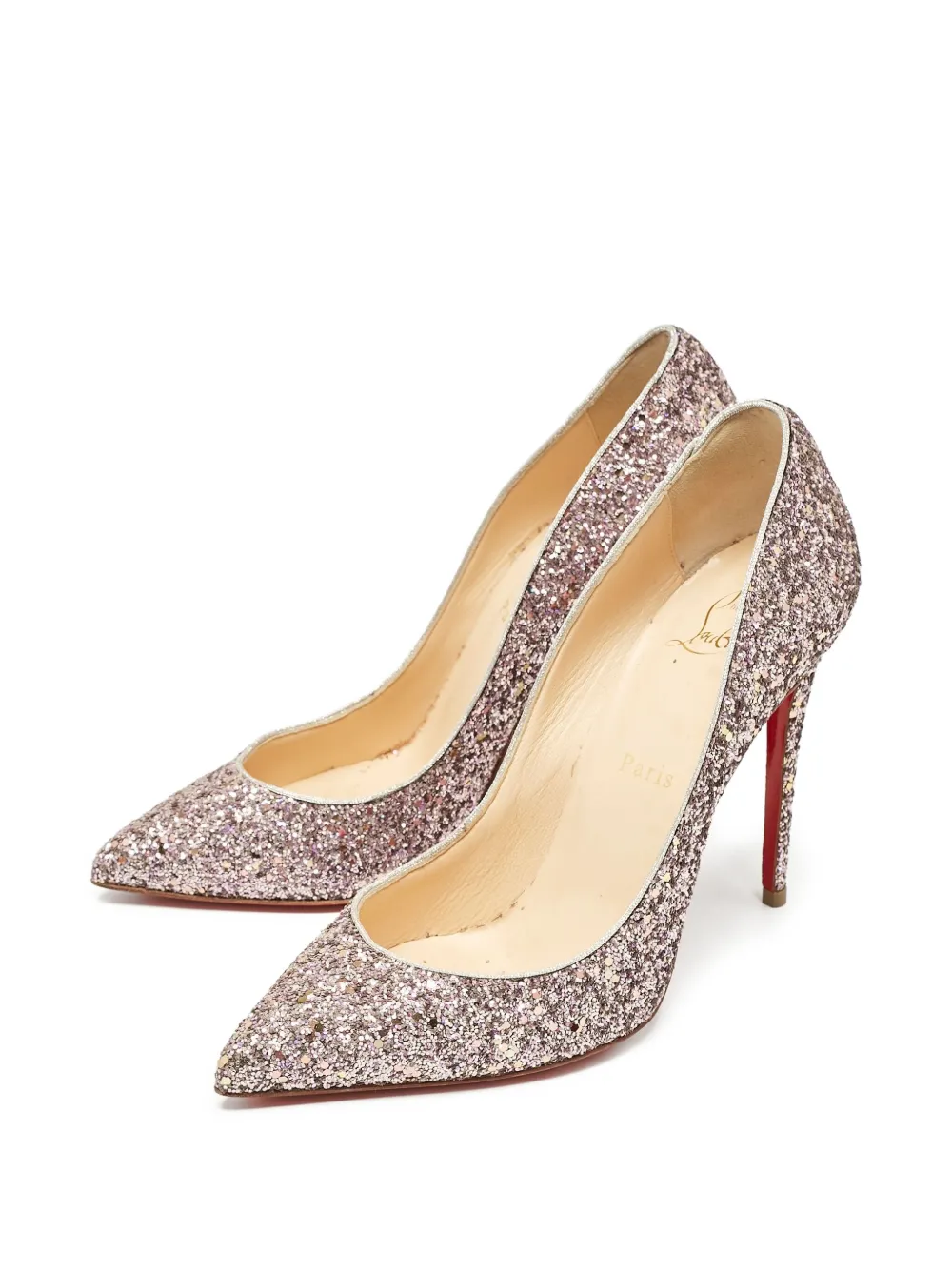 Christian Louboutin Pre-Owned 125 mm leren pumps - Paars