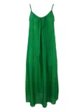 Bianco Levrin tie-dye stripe dress - Green