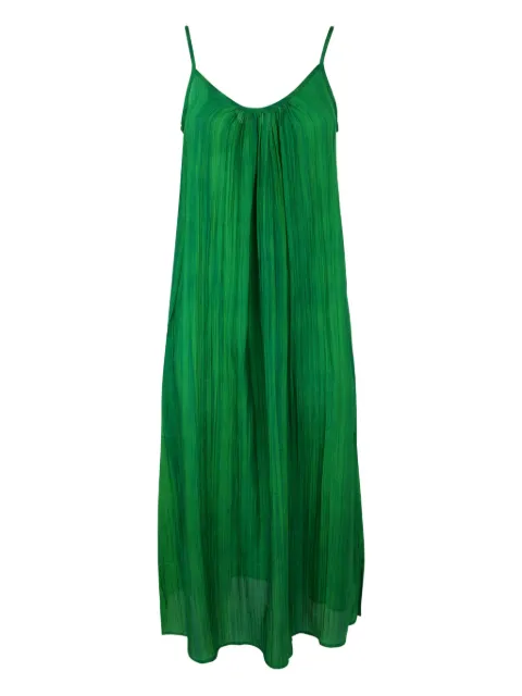 Bianco Levrin tie-dye stripe dress