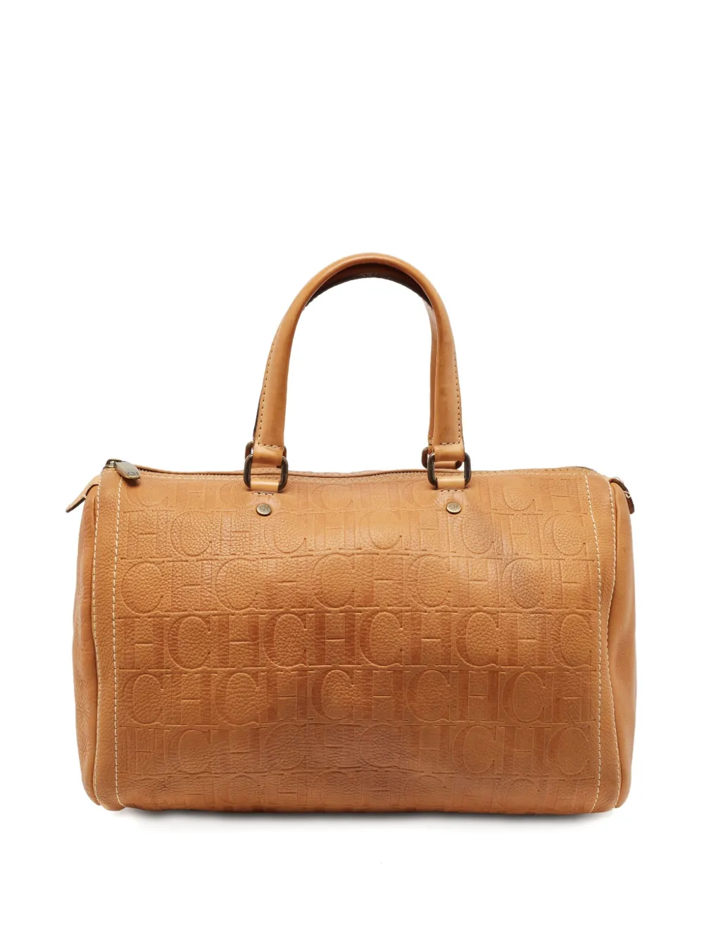 leather monogram boston bag