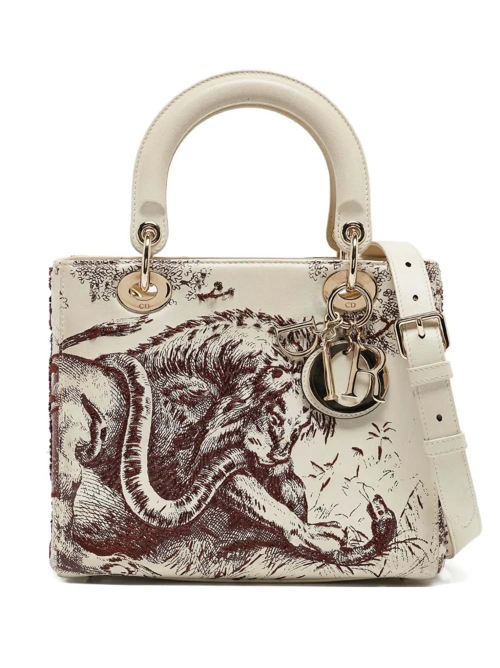 Christian Dior Pre-Owned Lady Dior tote bag - ニュートラル Christian Dior Pre-Owned Lady Dior tote bag - ニュートラル