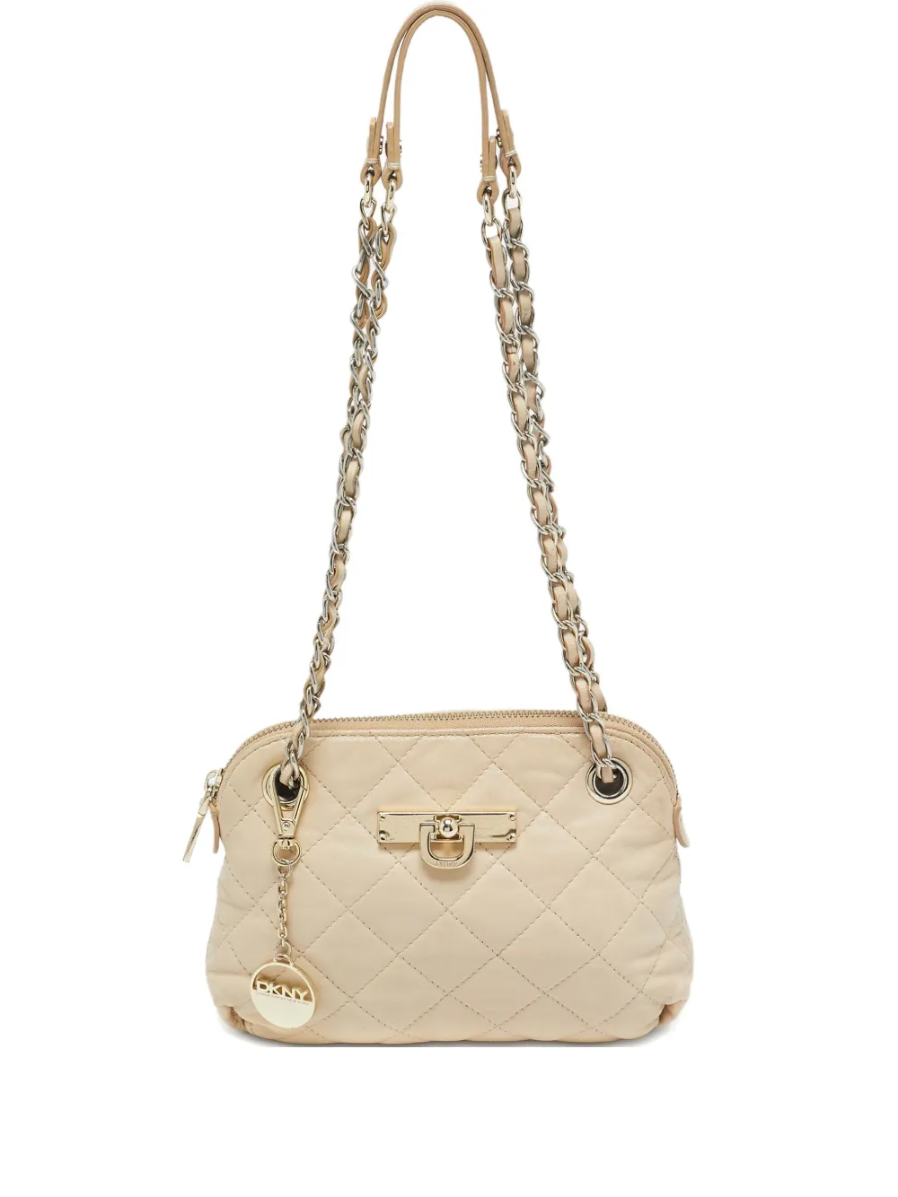 DKNY Vintage pre-owned quilted shoulder bag | Neutrals | Image 1