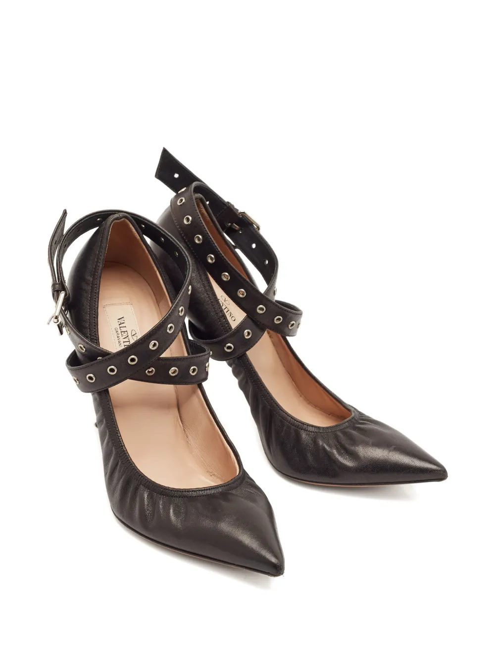 Valentino Garavani Pre-Owned 110 mm Love Latch pumps - Zwart